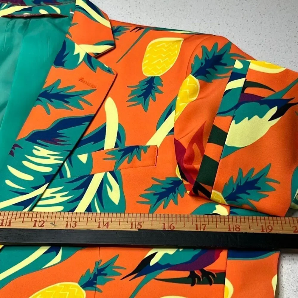 Shinesty - The Cruise Ship Casanova - Vibrant Tropical Hawaiian Summer Suit Size